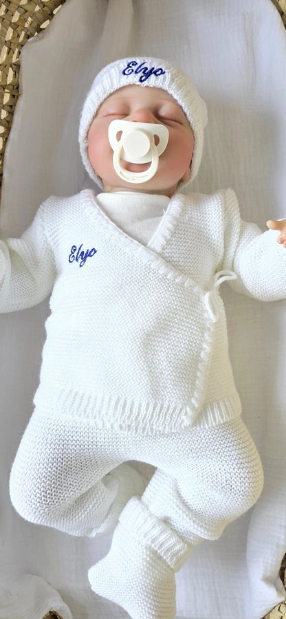 Ensemble naissance personnalisé – LMJbroderies cadeau personnalisé