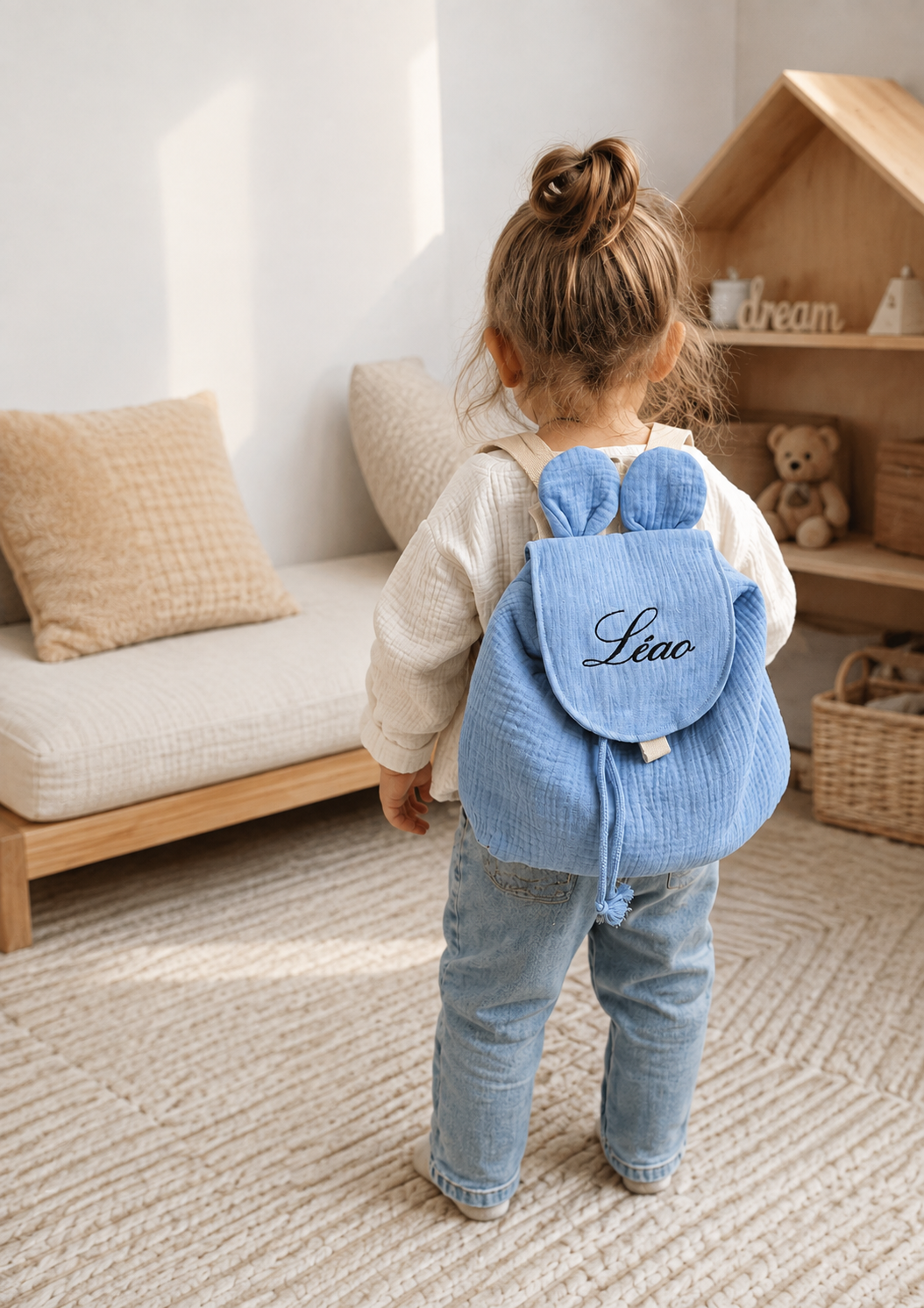 Sac à dos enfant personnalisé LMJbroderies ! cadeau personnalisé 
