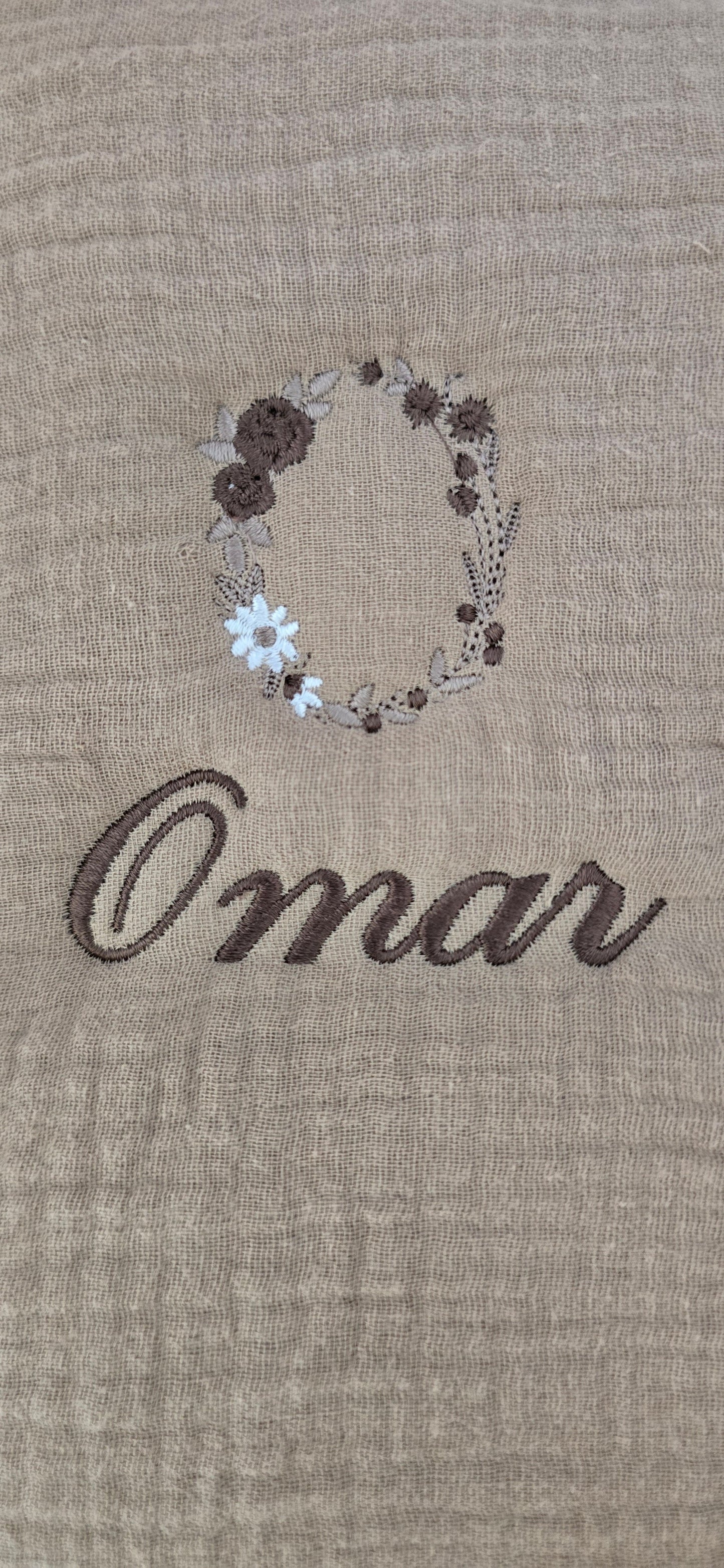 Motif initiale Fleurie Majuscule LMJbroderies ! cadeau personnalisé 