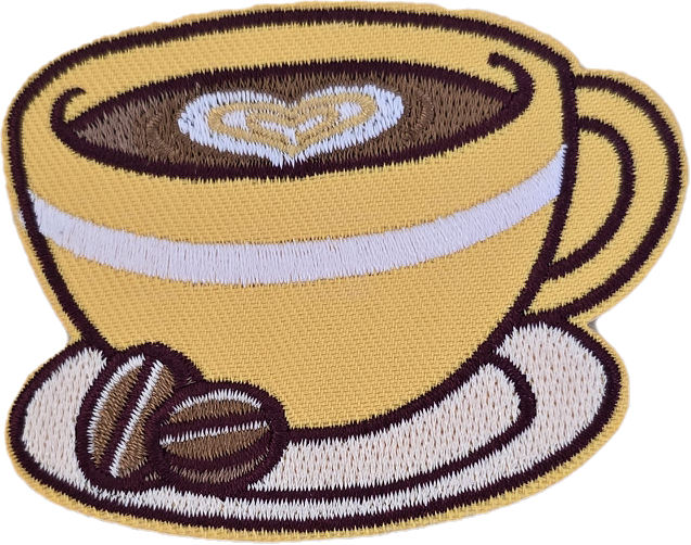 Ecusson/Patch brodé thermocollant pour textile LMJbroderies ! cadeau personnalisé 